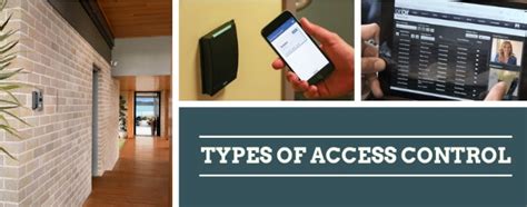 What are the Different Types of Access Control 